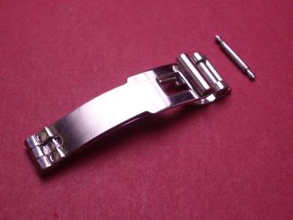 Cartier Faltschließe, Stahl, 7,5mm, ohne Schließblech 
