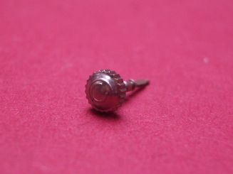 Certina Krone mit Aufzugwelle, Stahl, Ø 4,5mm, Höhe 2,3mm (ohne Welle) 