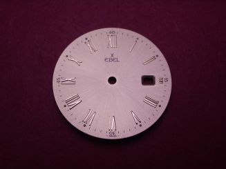 Ebel Zifferblatt, Ø 25,3mm, gold mit goldfarbenen Inlays 