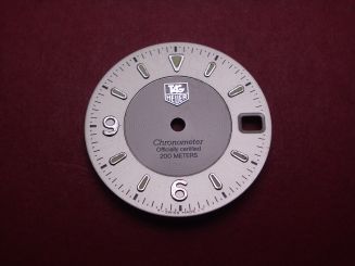 TAG Heuer Zifferblatt, Ø 26,0mm, silber 
