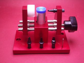 Uhrmacherwerkzeug Gehäuseöffner, zum Abheben von Lünetten und Öffnen von Gehäuseböden, hochwertiges Stahlmaterial,  mit verschiedenen Klingen 