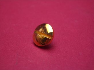 Cartier Schraube, mit Gelbgoldauflage, Ø 9,98mm, Länge 6,6mm 