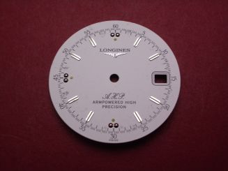 Longines Zifferblatt, Ø 29,0mm, weiß 