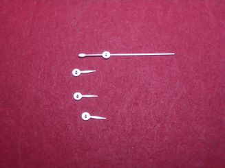 Cartier Zeigersatz, Stahl, für Pasha 35mm, Kal. 212 & techn. Referenz: 1352, VC110068 