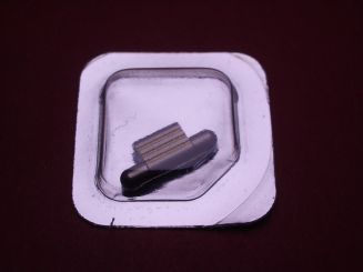 Cartier Schließenanstoßglied, Stahl/Gold, 14mm, für Must 21GM, techn. Ref. 1240 