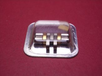 Cartier Armband-Glied, Stahl/Gold, für Must 21 GM, techn. Ref. 1230, & 1330 