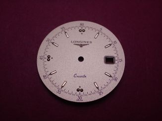 Longines Zifferblatt, Ø 28,0mm, gold mit goldfarbenen Inlays 