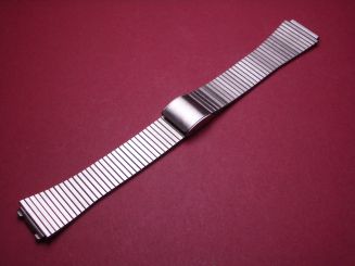 Metall-Uhren-Armband, 22mm-16mm, Länge 17cm, mit Faltschließe 