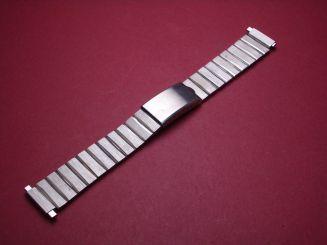 Metall-Uhren-Armband, 18mm-16mm, Länge 16,3cm, mit Faltschließe 