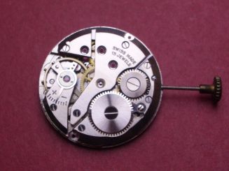 Uhrwerk AS Cal. 1200, Handaufzug, kleine Sekunde, Stundenrad leicht erhöht 