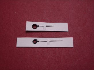 IWC Zeigersatz, Messing, schwarz/weiß, für PORSCHE DESIGN, IWB00493 