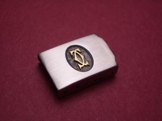 Cartier Schließblech, Stahl, 11,5mm x 15,8mm x 3,6mm, für Santos Armband (altes Modell), gebraucht 