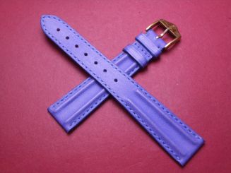 Yves Saint Laurent Leder-Armband, 17mm im Verlauf auf 14mm an der Schließe, Farbe: blau 