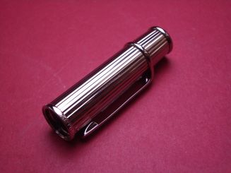 Cartier Schreibgerät-Bestandteil, Platinfinish, ohne Cabuchon 