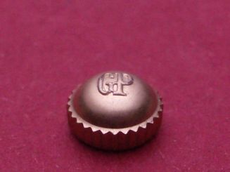 Girard Perregaux in rosé doublé Krone, Ø 5,0mm, Höhe 2,9mm, Gewinde 0,9mm, Tubus 2,4mm 