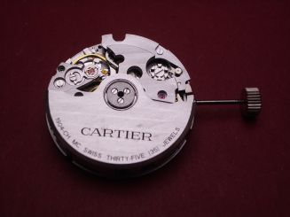 Cartier Chronographen-Uhrwerk, Cal. 1904-CH MC, Datum bei der 6 (Uhrwerk nur im Vorabtausch) 