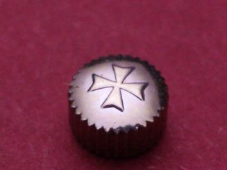 Vacheron Constantin Stahl Krone wasserdicht, Ø 3,96mm, Höhe 2,5mm, Gewinde 0,8mm, Tubus 2,0mm 
