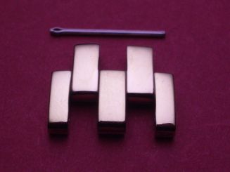 Tissot Verlängerungsglied doublé Gold, 18mm mit Splint 