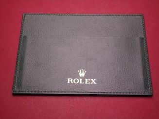 Rolex Leder-Etui, NOS neuwertig, code 4119209.05, strukturiert, grün, 116mm x 84mm x 2,4mm 