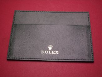 Rolex Leder-Etui, NOS neuwertig, code 4119209.34, strukturiert, grün, 116mm x 84mm x 2,4mm 