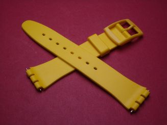 Swatch Armband, Kautschuk, 16mm, gelb 