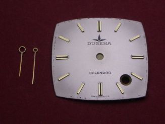 AS 1691/93 Zifferblatt silber / gold mit Zeiger Datum bei der 4,5 