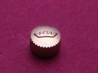 Fortis Krone doublé, Ø 4,5mm, 2,9mm, Gewinde 0,9mm Tubus 2.0 mit zweigeteilter A-welle Kronenseite 