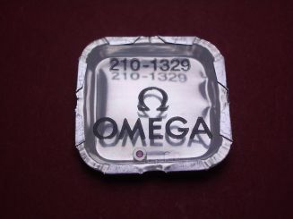 Omega 210-213, R11.5 - Teile-Nr. 1329 - Rückerplättchen mit Stein 