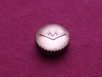 Movado Krone double, Ø 4,5mm, Höhe 2,2mm / 1,75, Gewinde 0,9mm 