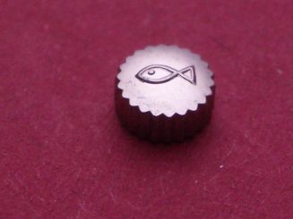 IWC Krone Stahl, Ø 4,5mm, Höhe 2,2mm, Gewinde 0,9mm, Tubus 2 