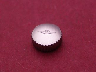 Movado Krone Stahl, Ø 4,6mm, Höhe 2,0mm, Gewinde 0,9mm, Tubus 2,0mm 