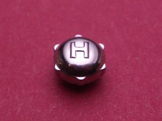 Uhrenkrone Stahl , Ø 5,3mm, Höhe 4,14mm / 2,9mm, Gewinde 0,9mm 