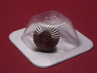 IWC Krone, Stahl, mit Beschriftung "Probus Scafusia", für Taschenuhr, Ø ca. 9,7mm 