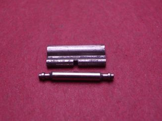 Cartier Anschlussglied für Santos, Stahl, 10mm, mit Federsteg, gebraucht 