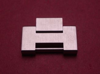 Cartier Armband-Glied, Stahl, 18mm, satiniert 