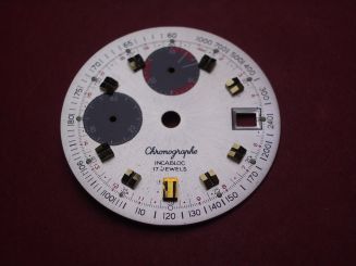 Chronographen-Zifferblatt Valjoux Kaliber: 7765 