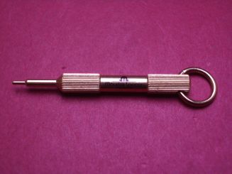 Maurice Lacroix Einstellhilfe, Stahl vergoldet 