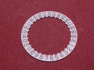 Baume & Mercier 7111 - Teile-Nr. 2557/1 - Datumsscheibe mit Datum bei der 6 