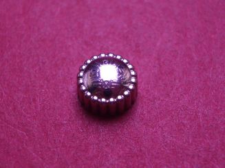 Longines Krone, Stahl, Ø 5,9mm, Höhe 3,2mm, NOS (New Old Stock) 