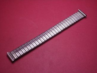 Metall-Flex-Uhrenarmband, 18mm-16,4mm, Länge 15cm, leichte Lagerspuren 