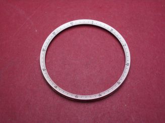 IWC Glasfassung-Innenring, Messing versilbert, Index schwarz, für Portugieser, Ref. IW3712 & IW3714, IWA03717 