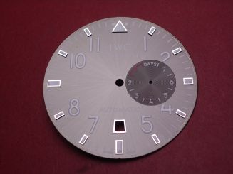 IWC Zifferblatt, Ø 41,0mm, metallic-grau, für Automatic 