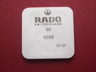 Rado Wasserdichtigkeitsset 0058 für Gehäusenummer 963.0480.3 & 963.0547.3 & 963.0642.3 