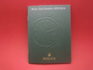 Rolex Sea-Dweller DEEPSEA Booklet NOS mit verschiedenem Druckdatum als Zubehör Druckdatum 05.2009