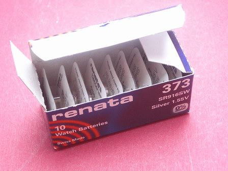 Uhren-Batterie des Markenherstellers Renata Typ: 395 / 399 
