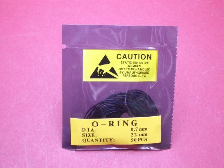 50 Uhren-Dichtungen Ø 22mm x 0,7mm 