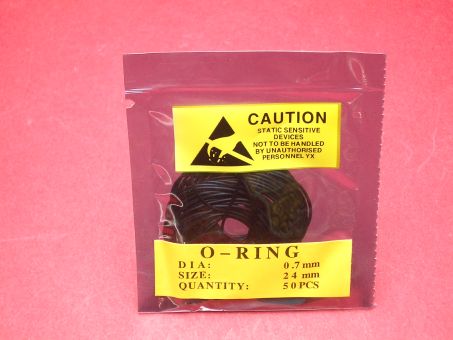 50 Uhren-Dichtungen Ø 24mm x 0,7mm 
