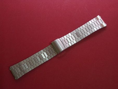 Zwei geteiltes Metall-Uhren-Armband 19mm im Verlauf auf 16mm,  mit verschiebbaren VerschlussMetall-Armband Breite: 18mm 
