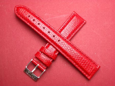 Leder-Armband 16mm Farbe: rot 