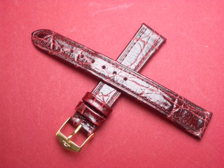 Leder-Armband 16mm Farbe: rot-braun 